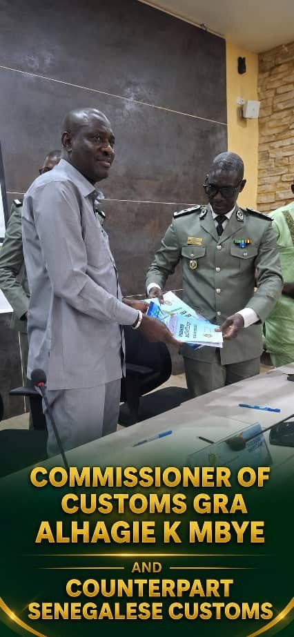 Gambia Revenue Authority and Senegalese customs officers